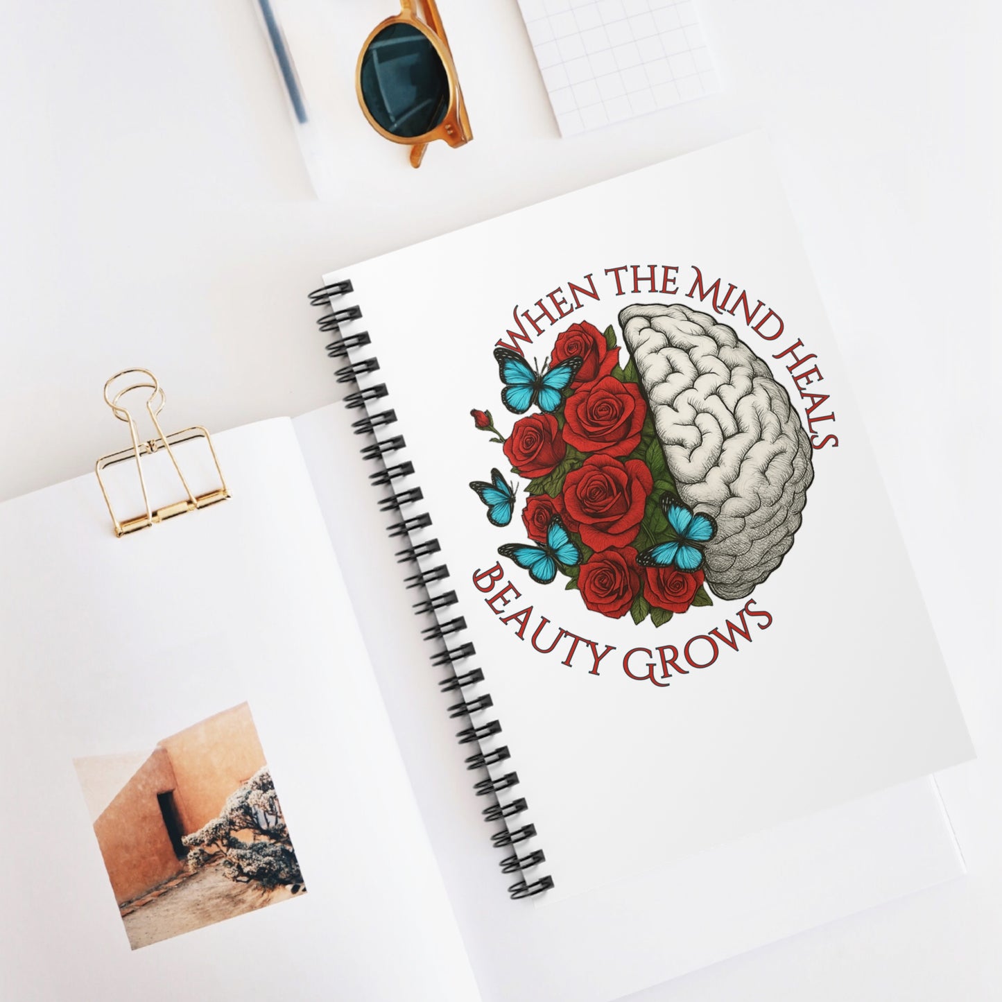 Mind Healing Spiral Notebook