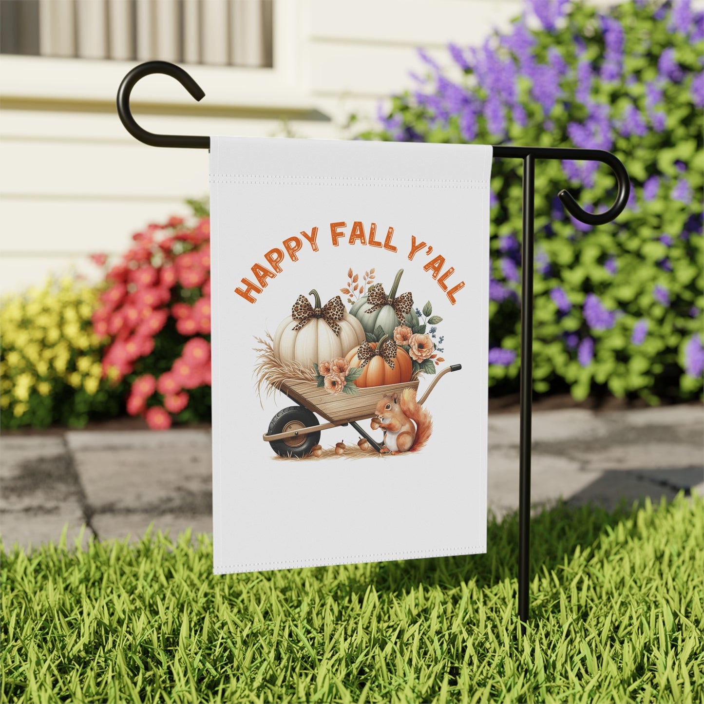 Happy Fall Y'all Yard Flag