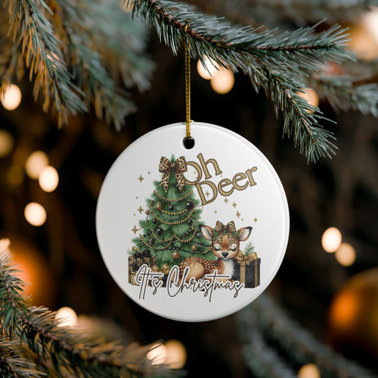 "Oh Deer" Christmas Ornament