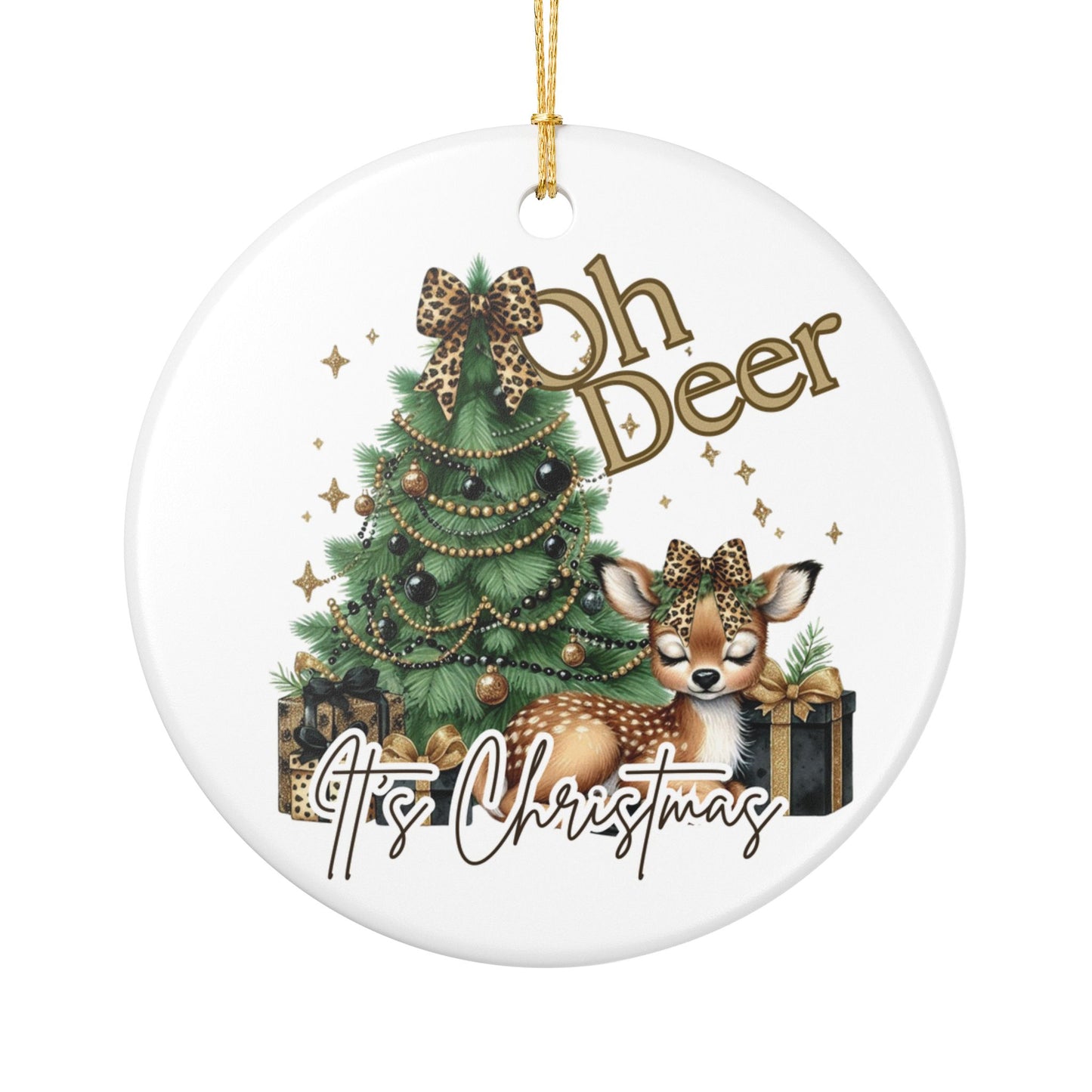 "Oh Deer" Christmas Ornament