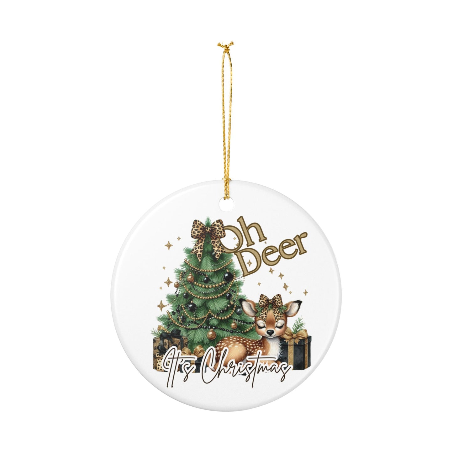 "Oh Deer" Christmas Ornament
