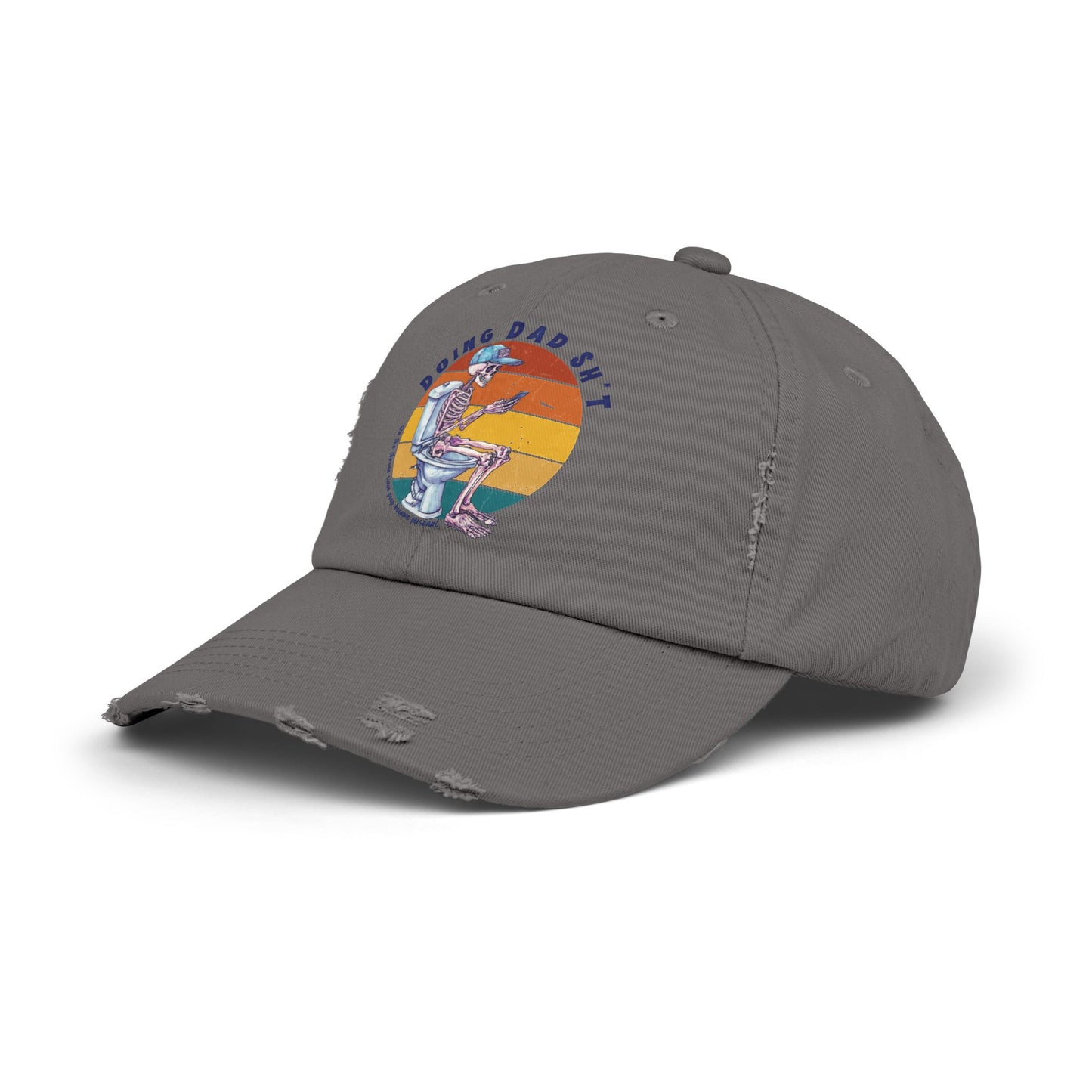 Funny Unisex Distressed Dad Cap - 'Doing Dad Sh*t'