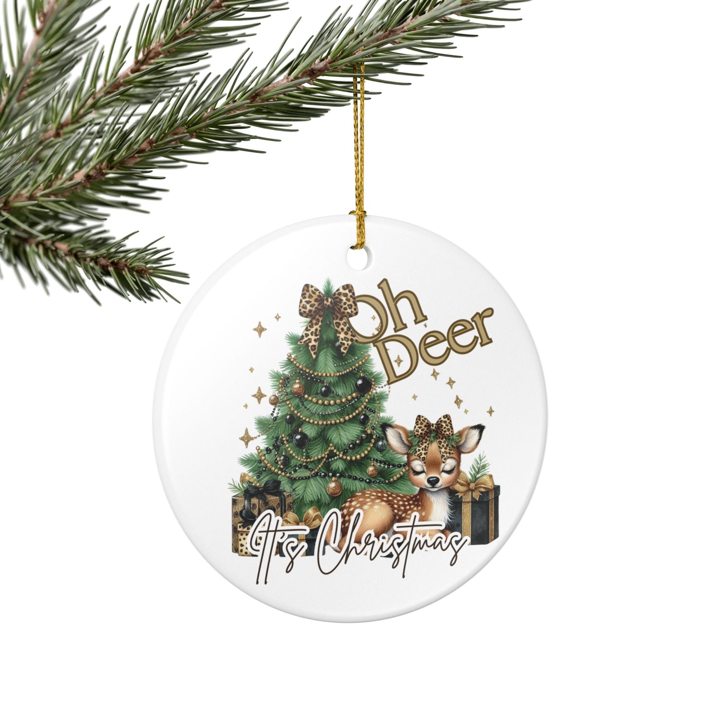 "Oh Deer" Christmas Ornament