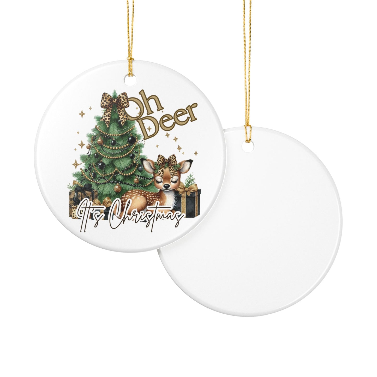 "Oh Deer" Christmas Ornament
