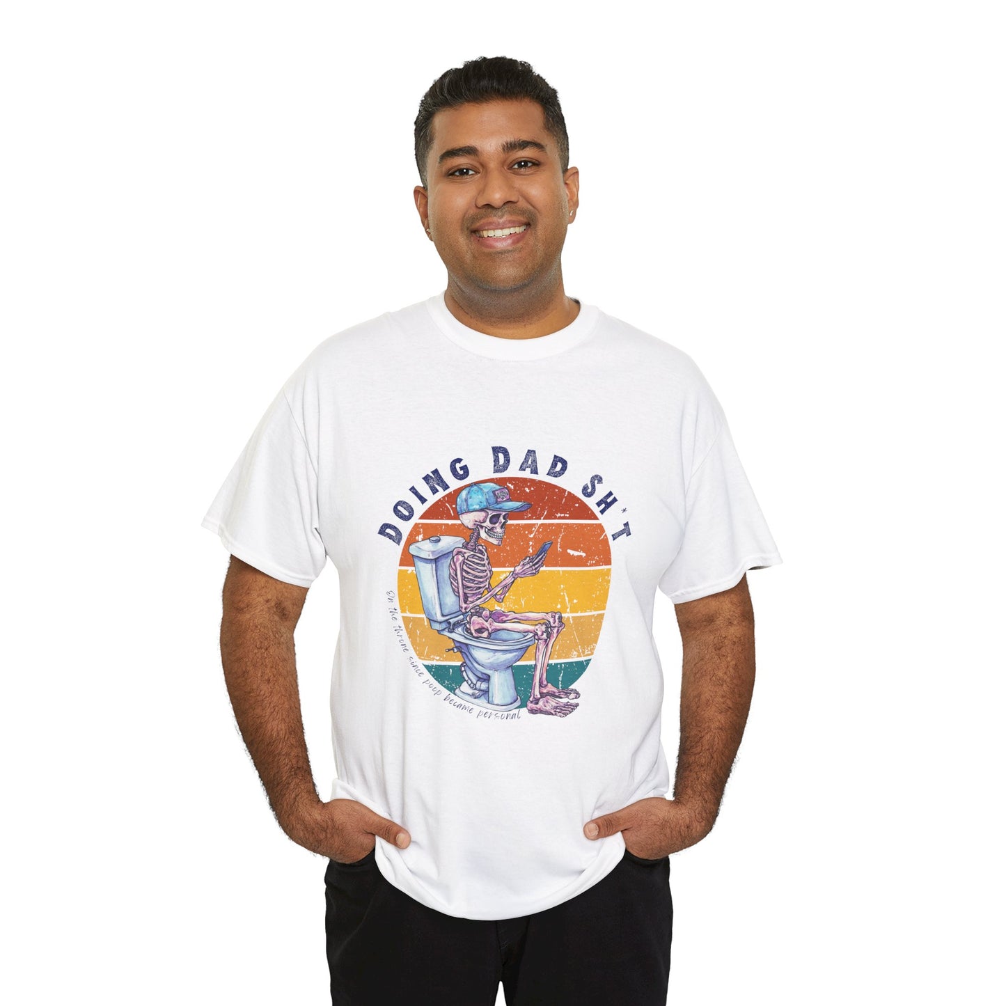 Funny Dad Life Tee - Doing Dad Sh*t Unisex Heavy Cotton T-Shirt
