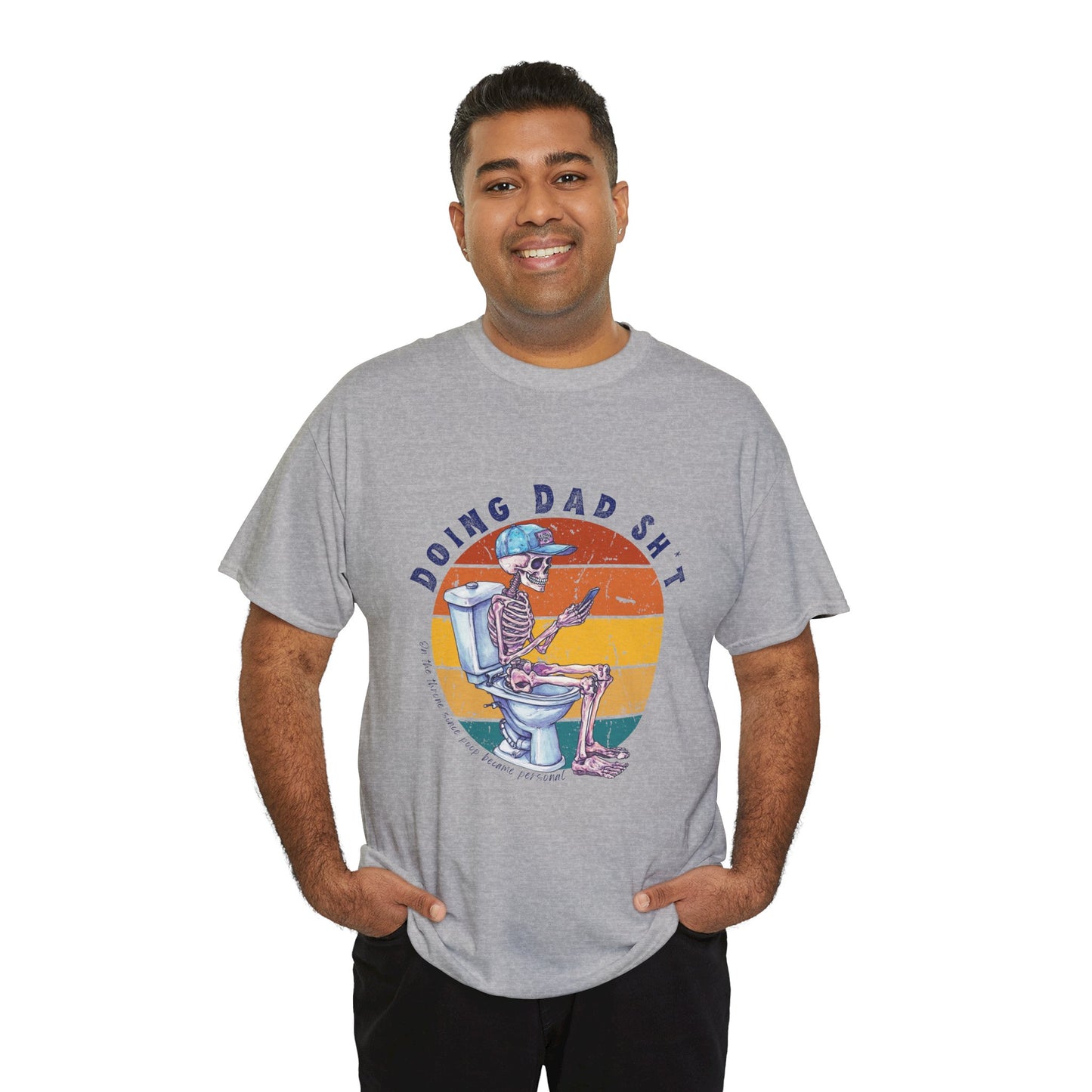 Funny Dad Life Tee - Doing Dad Sh*t Unisex Heavy Cotton T-Shirt